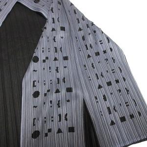 PLEATS PLEASE ISSEY MIYAKE 07SS カッティング レイヤード スカート ロング 4 ブラック グレー