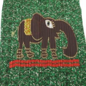 PLEATS PLEASE ISSEY MIYAKE 2006 象 プリント プリーツ 半袖 カットソー マーブル柄 PP63-JK522 緑 3 L