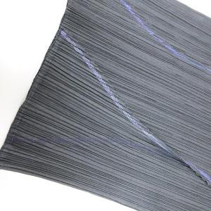 PLEATS PLEASE ISSEY MIYAKE 08SS カーブステッチ ポロシャツ カットソー 半袖 グレー パープル 3