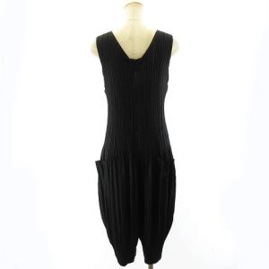 PLEATS PLEASE ISSEY MIYAKE オールインワン ジャンプスーツ ワンピース バックジップ ブラック 3