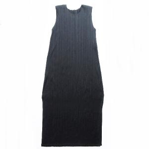 20AW ノースリーブ ワンピース ドレス ロング ブラック 3