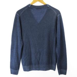 Cruciani カーディガン ニット セーター カットソー 長袖 ウール ブルー 48 M相当