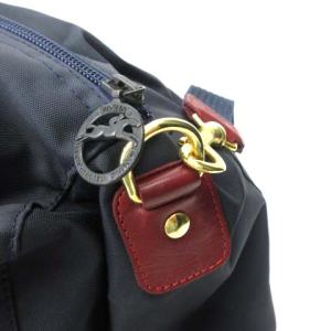 Longchamp 2WAY ショルダーバッグ ボストンバッグ 旅行かばん 紺 ネイビー ボルドー