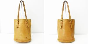 LOUIS VUITTON M85001 ノマド バケットPM トートバッグ ヌメ革 ベージュ