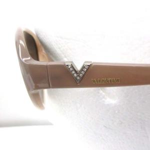 VALENTINO サングラス アイウェア V613SR プラスティックフレーム Vロゴ ケース付き グレー ブラウン 5716 WY