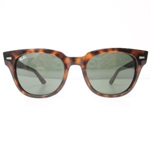 Ray-Ban 美品 RB4168 メテオール METEOR べっ甲柄 スモークレンズ サングラス アイウェア ブラウン系 ECR17