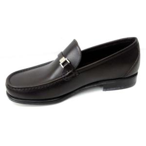 Salvatore Ferragamo STILT ローファー カーフレザー 茶 7EEE ECR17