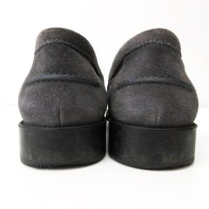 TOD'S スエード コインローファー ドライビングシューズ フォーマル ビジネス レザー パープル 36 23cm相当