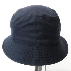 Ermenegildo Zegna タグ付き バケットハット 帽子 ポケット ネイビー ウール L