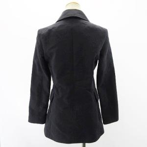 CELINE トレンチコート ジャケット アウター コットン ネイビー 36 S相当 IBO38
