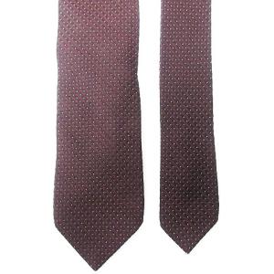 PRADA 美品 ピン ドット 水玉 総柄 レギュラータイ ネクタイ フォーマル ビジネス パープル系 IBO38