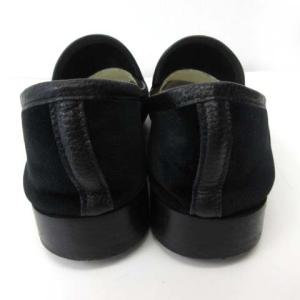 Repetto ベロア ローファー パンプス フラットシューズ VX829VFCR 黒 ブラック 36 22.5-23cm IBO37