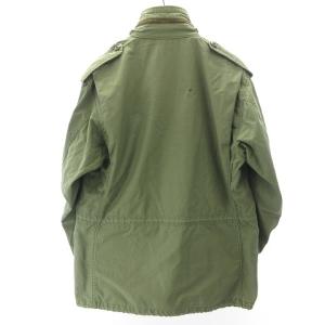 ALPHA INDUSTRIES M-65 フィールドジャケット アメリカ軍 ブルゾン ミリタリー USA製 グリーン 緑 MEDIUM REGULAR IBO37