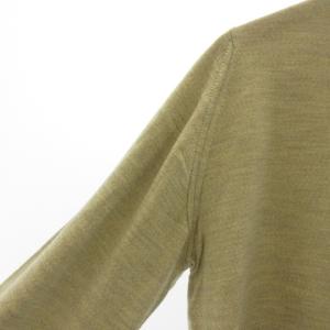 JOHN SMEDLEY 美品 カーディガン Vネック 長袖 ウール ベージュ M IBO37