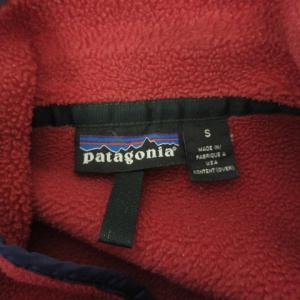 Patagonia シンチラ スナップT フリース プルオーバー ジャケット ブルゾン 赤 レッド S
