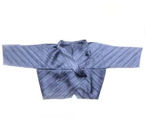 PLEATS PLEASE ISSEY MIYAKE 17SS セットアップ ジャケット パンツ 斜めプリーツ ブルー パープル