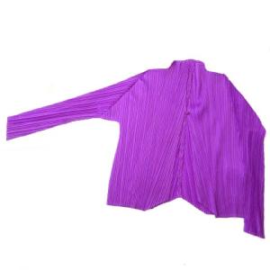 PLEATS PLEASE ISSEY MIYAKE イッセイミヤケ カーディガン 長袖 プリーツ 1B PP23-JO183 パープル 3