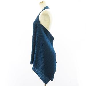 PLEATS PLEASE ISSEY MIYAKE 20AW ECHO ホルターネック チュニック PP03-JK612 エメラルドグリーン ブルー 3