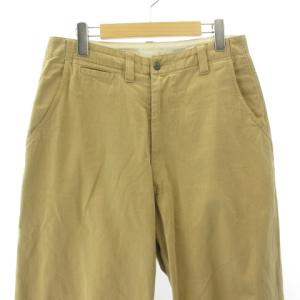 E.TAUTZ SAVILE ROW CORE FIELD TROUSER チノパン トラウザーパンツ ワイド ボリューム コットン ベージュ