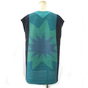 PLEATS PLEASE ISSEY MIYAKE 15AW プリーツ ノースリーブ カットソー バウンス PP53-JT703 マルチカラー 3