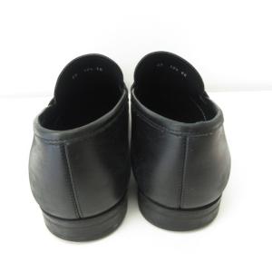 Salvatore Ferragamo ガンチーニ ビット ローファー スリッポン シューズ レザー 革靴 ブラック 10.5 EE