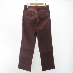 Jean Paul GAULTIER HOMME 美品 objet コーティング デニム パンツ 4ポケット 撥水 ワインレッド 赤系 76 Mサイズ相当 GY