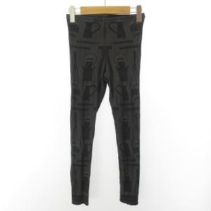 PLEATS PLEASE ISSEY MIYAKE 美品 A-POC INSIDE 総柄 スラックス パンツ PP44LF931 ストレッチ有 グレー系 サイズ3 約L