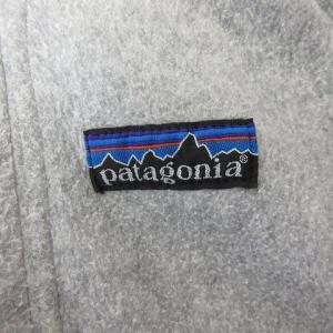 Patagonia 80's ヴィンテージ デカタグ ブルゾン ハーフジップ フリース ラグランスリーブ グレー 灰 M GY09