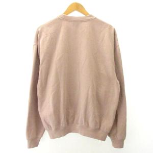 Acne Studios トレーナー スウェット プルオーバー 長袖 裏起毛 プリント ピンク XXS GY09