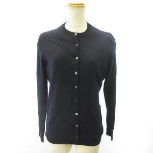 アンサンブル カーディガン ニット ウール ネイビー 紺 S GY09