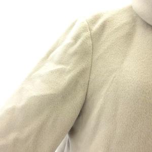 ARMANI COLLEZIONI カシミヤ アンゴラ混 コート ライトベージュ 40 約M GY09
