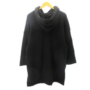 DIESEL 美品 スウェット パーカー ワンピース D?SHARP?HOOD A04844 0DEAK 黒 ブラック XS GY09
