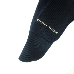 Columbia 美品 OMNI-WICK パーカー ジップ ロゴ 刺繍 PM1284 紺 ネイビー M EC