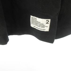 White Mountaineering 19SS タグ付き Tシャツ カットソー ロンT 長袖 マウンテンプリント 黒 ブラック 2 M