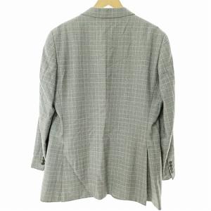burberrys スーツ セットアップ ノバチェック ウール グレー 42L