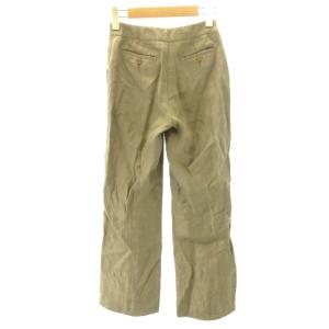 AGNONA パンツ スラックス リネン 茶 ブラウン 38 S