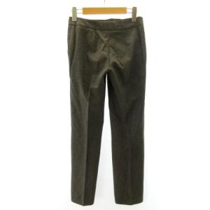 AGNONA 美品 カシミヤ混 シルク パンツ スラックス グレー 38 XXS