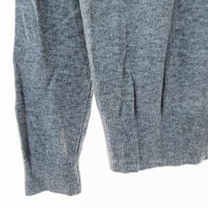 EPOCA UOMO 近年モデル セーター ニット カットソー 長袖 ウール 総柄 グレー 50 1017