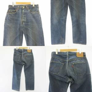 Levi's 501 82年 デニム 524刻印 赤耳 紙パッチ インディゴ W33