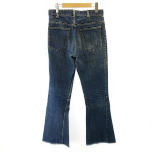Levi's 646 BIGE 刻印23 ビッグE デニム フレア カットオフ インディゴ W30 L29