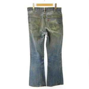 Levi's 646 BIGE 刻印6 ビッグE デニム フレア SCOVILLジップ ブルー W32 L31