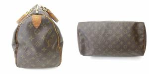 LOUIS VUITTON M41524 スピーディ35 モノグラム ハンドバッグ ミニボストンバッグ ブラウン