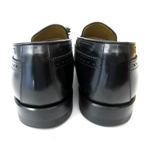 REGAL JE03 ウイングチップ タッセル メダリオン ローファー ビジネスシューズ 黒 ブラック 25cm EEE