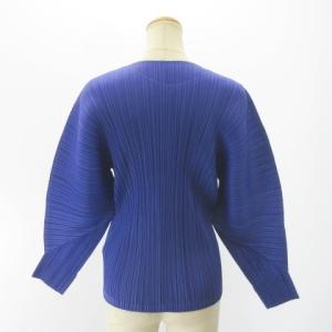 PLEATS PLEASE ISSEY MIYAKE 21SS プリーツ ドルマンスリーブ カットソー PP21-JK112 ブルー系 3 約L