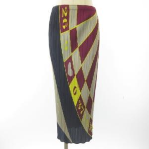 PLEATS PLEASE ISSEY MIYAKE イッセイミヤケ ルーレット カジノ プリーツスカート 