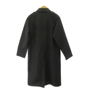 A.P.C. ステンカラーコート ジャケット 比翼 フランス製 黒 ブラック M