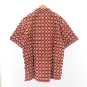 KENZO タグ付き パジャマ セットアップ 半袖 総柄 赤 レッド M EC