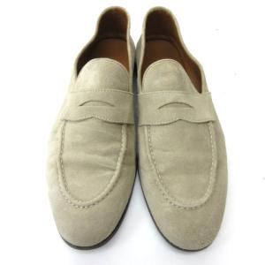 BRUNELLO CUCINELLI スエード コインローファー スリッポン レザー ベージュ 40 1