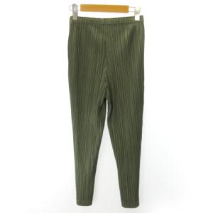 PLEATS PLEASE ISSEY MIYAKE PP03-JF422 プリーツパンツ イージー 2 モスグリーン