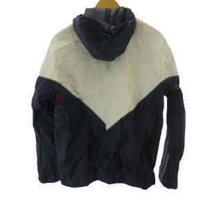 adidas Originals 美品 ブルゾン ジャージ ジップパーカー ロゴプリント ネイビー 紺 ホワイト 白 レッド 赤 M 88387